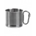 Mil-Tec Carabiner Mug 500 ml - Steel